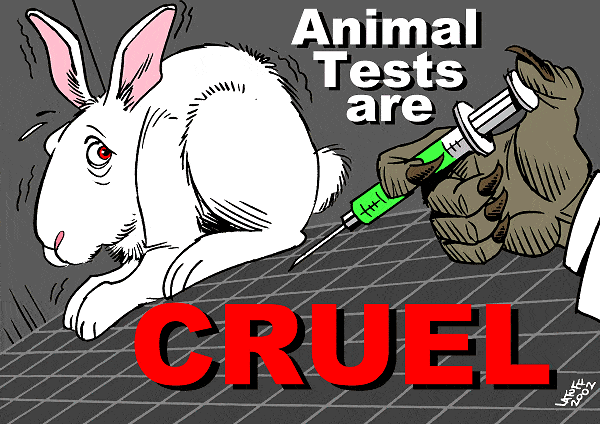 cruel animal testing