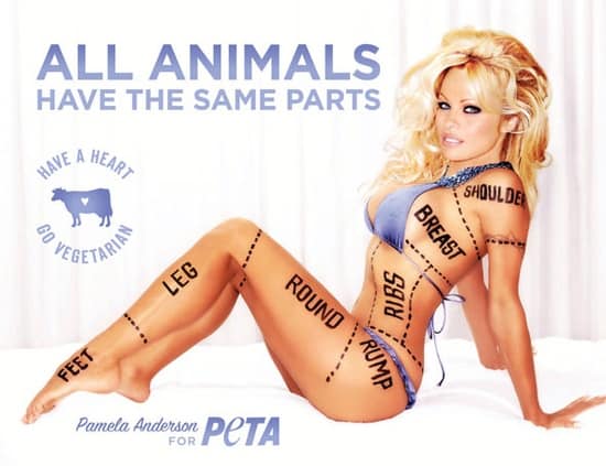 Pam Anderson for PETA