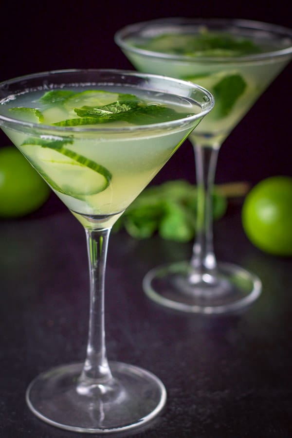 cucumber gin martini