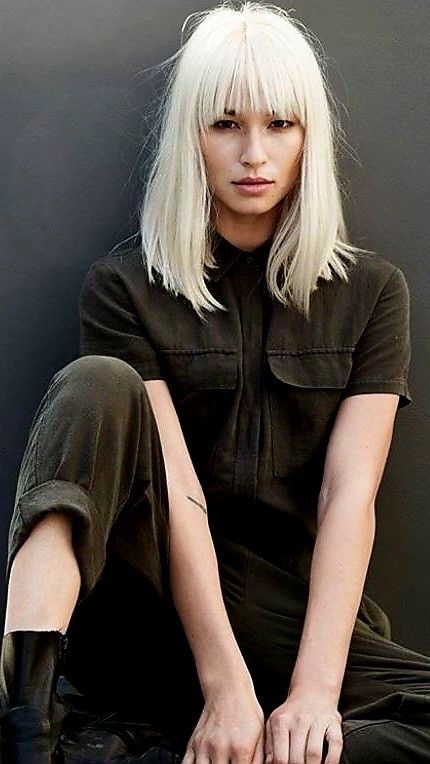 grunge bleach blonde