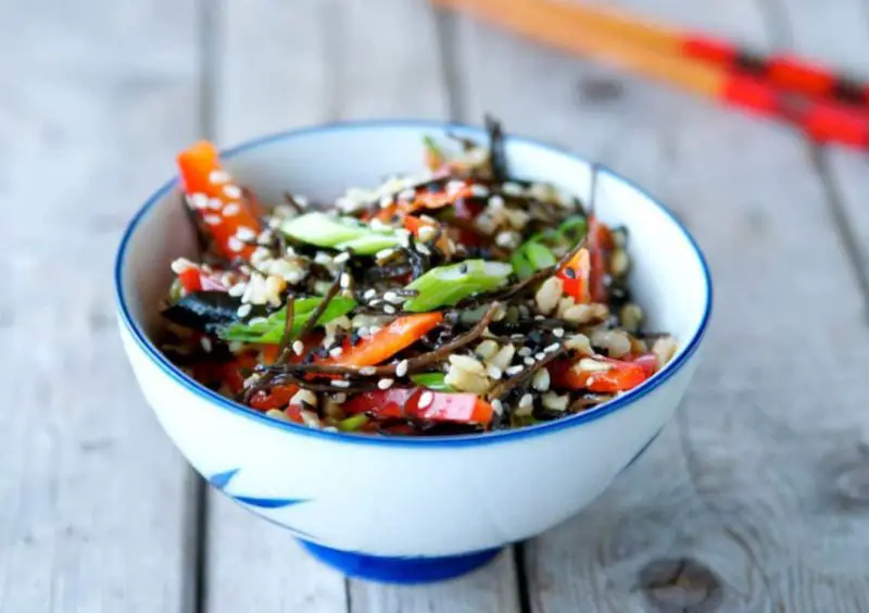 Brown Rice & Arame Seaweed Salad