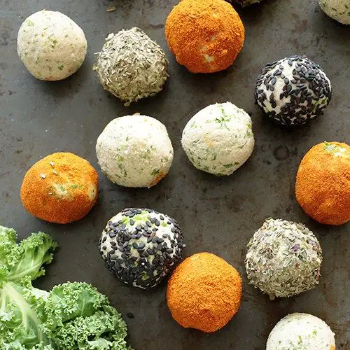 savoury vegan protein balls