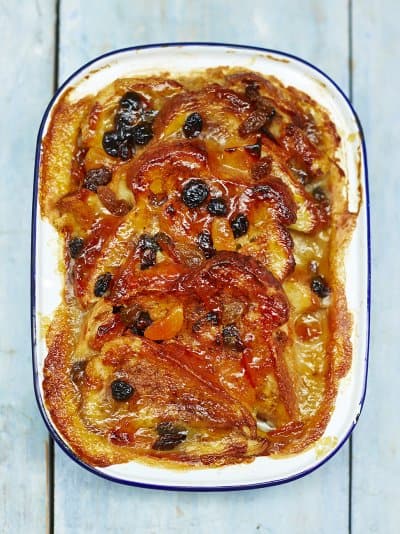 vegan bread and butter pudding