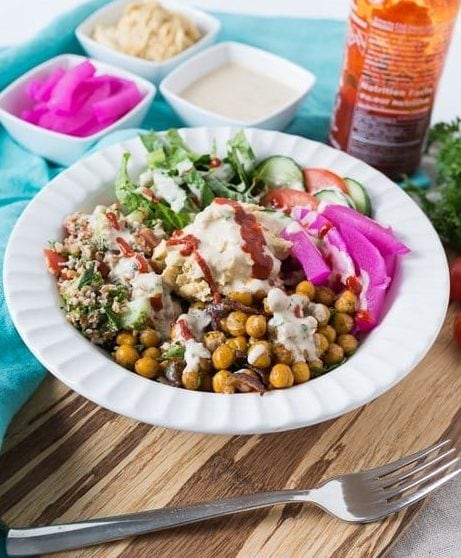 Deconstructed Falafel Bowl