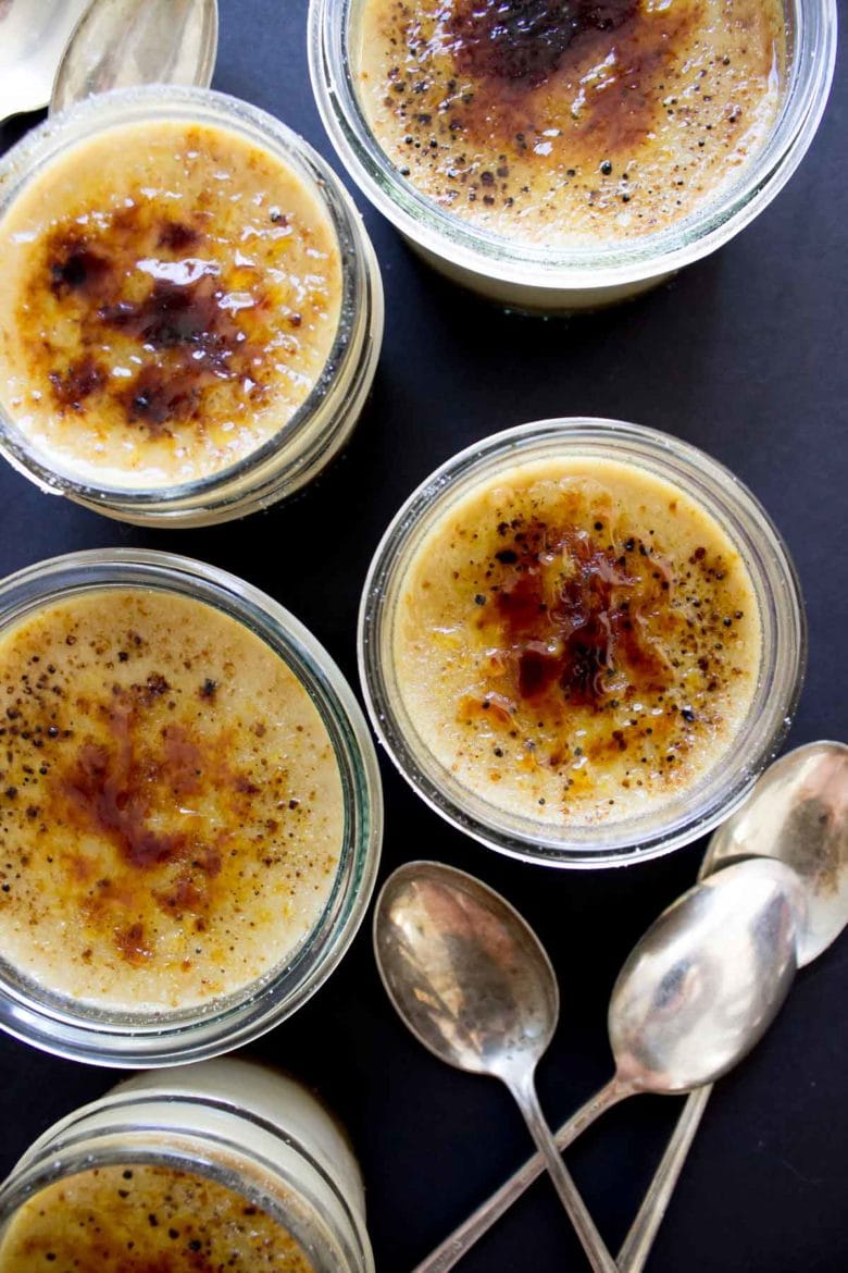 vegan creme brulee