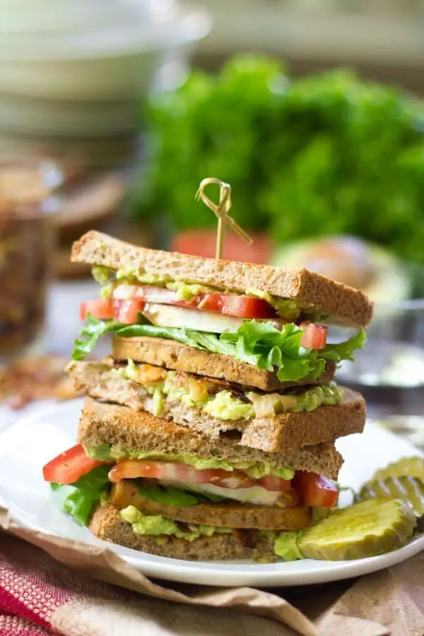Vegan Club Sandwich 