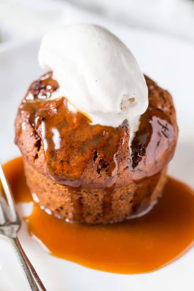 vegan sticky toffee pudding