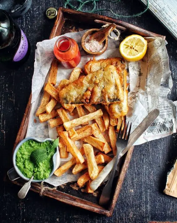 vegan fish and chips