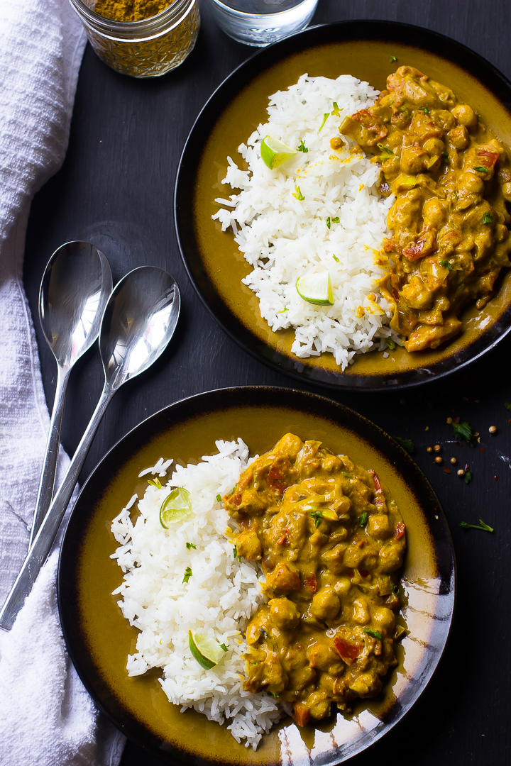 coconut chickpea curry