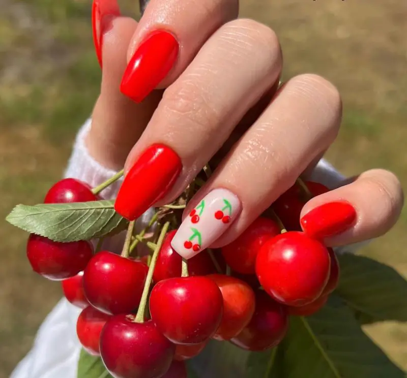 fruity nail ideas for summer
