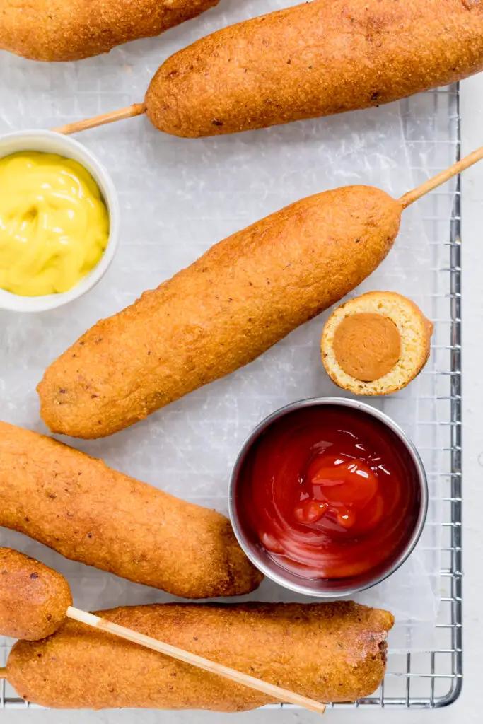 vegan corn dog