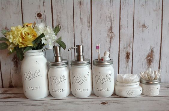 repurposed mason jars