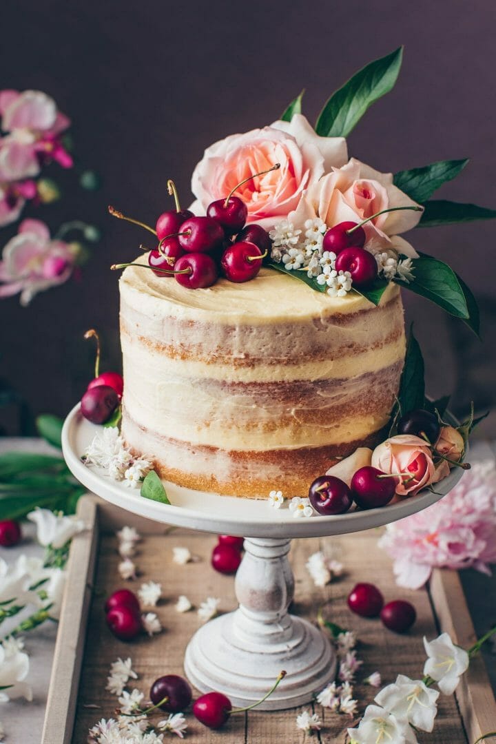 Vanilla and Berry Layer Cake - Healthy Green Kitchen