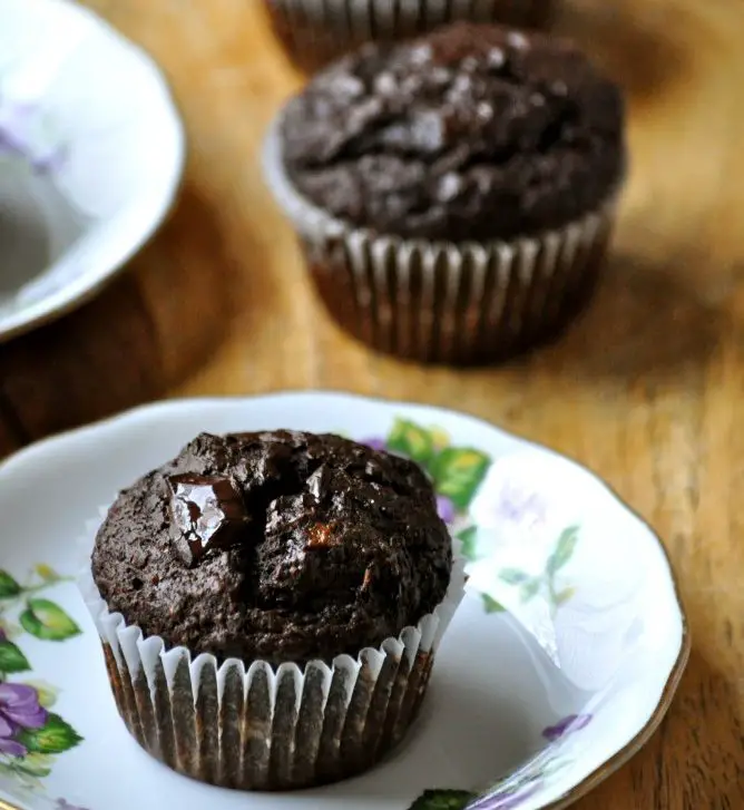 chocolate vegan muffins