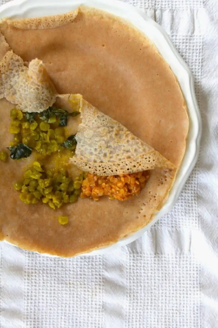 Quick Ethiopian Injera recipe