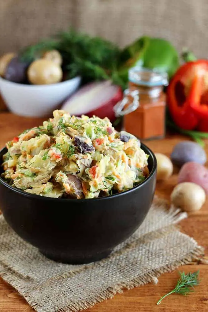 vegan potato salad