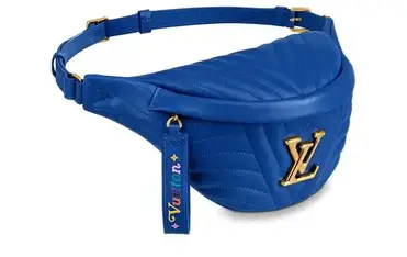 Louis Vuitton, Bags, Louis Vuitton Blue Magenta Strap Authentic Rare