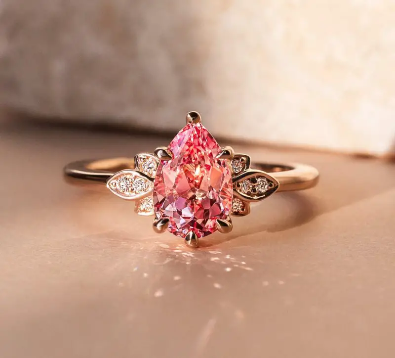 ethical colored engagement rings