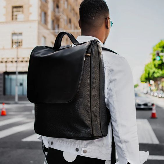 tote and carry vegan backpack