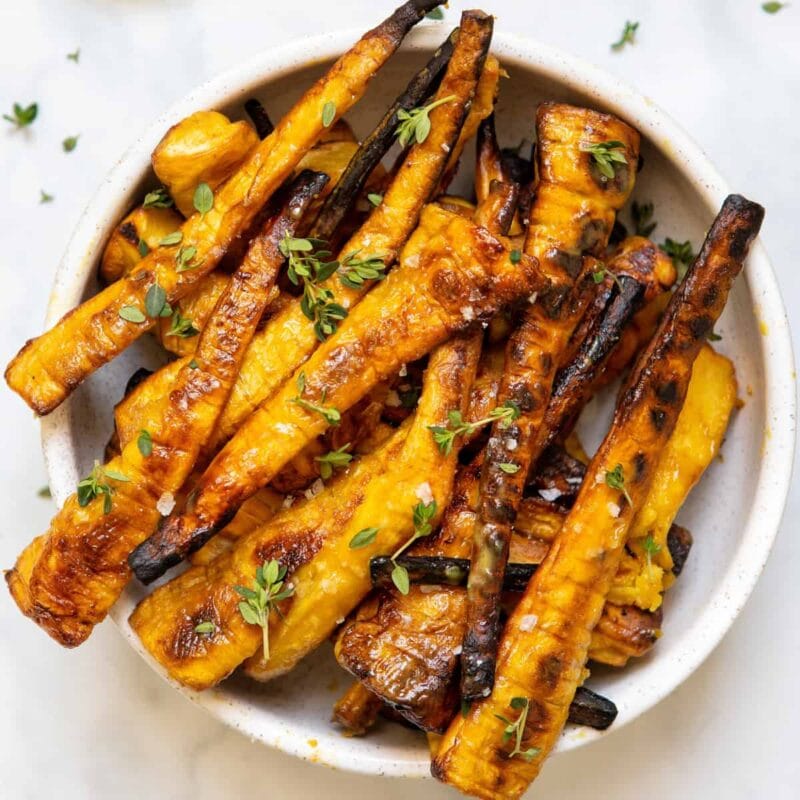 Maple Roast Parsnips