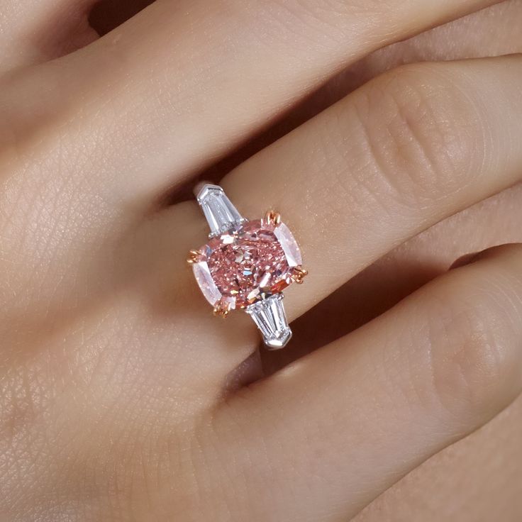 pink engagement ring