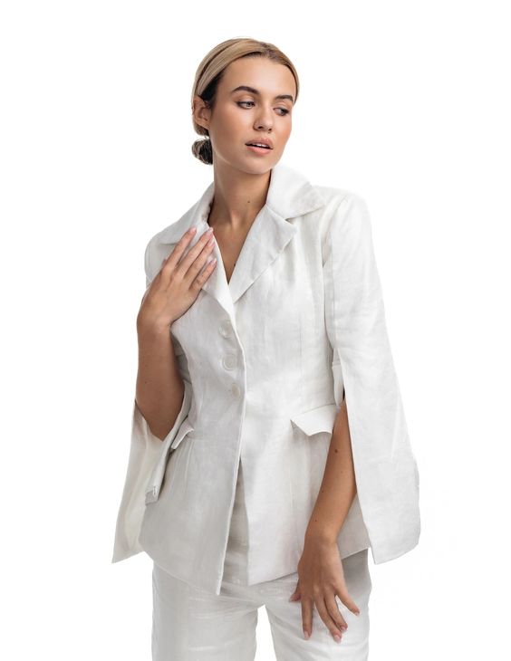 linen suit for women