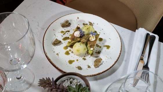 fine dining at glas