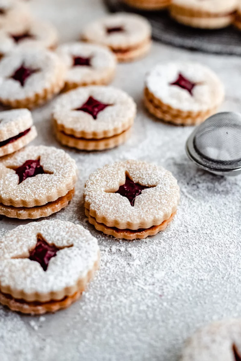 Fancy Linzer Cookies