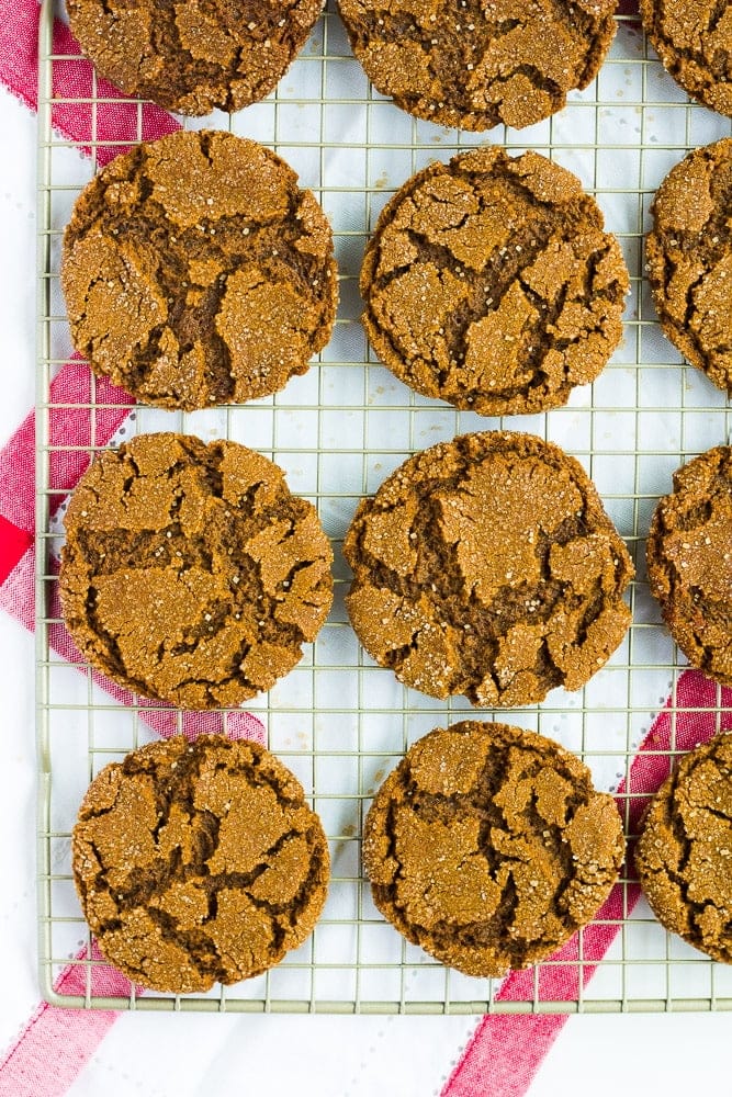 One Bowl Ginger Cookies