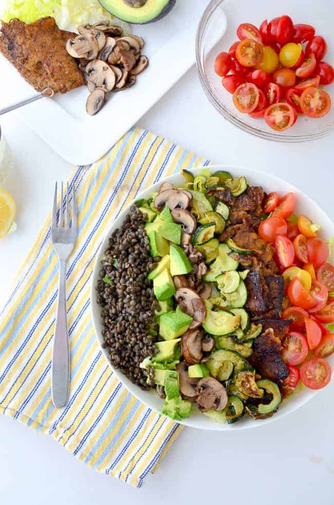 high protein vegan meals