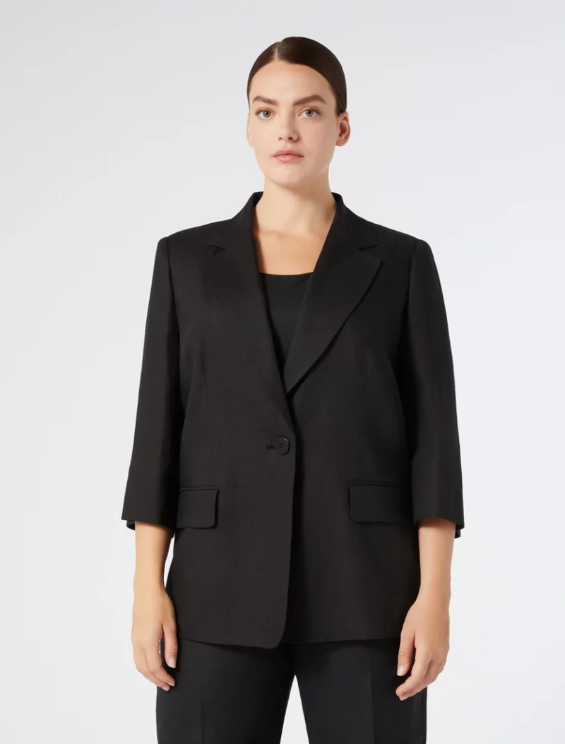 linen blazer plus size