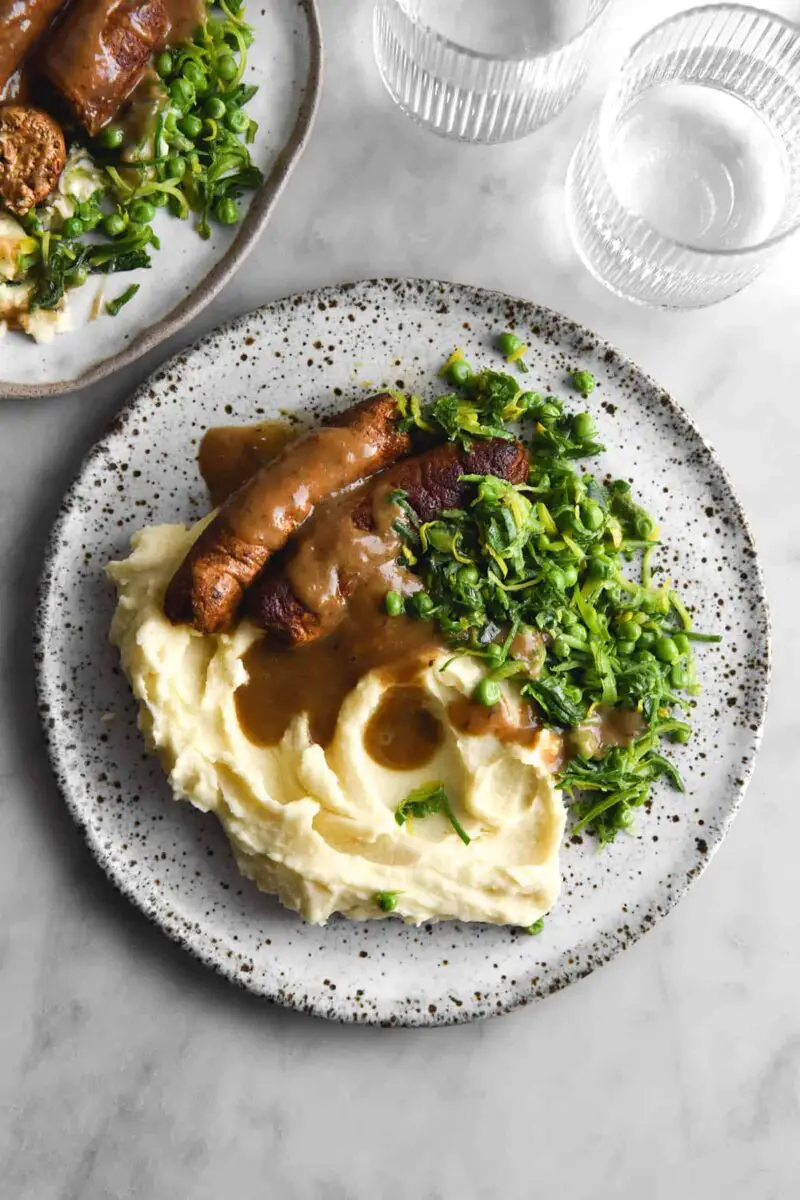 Vegan Bangers & Mash