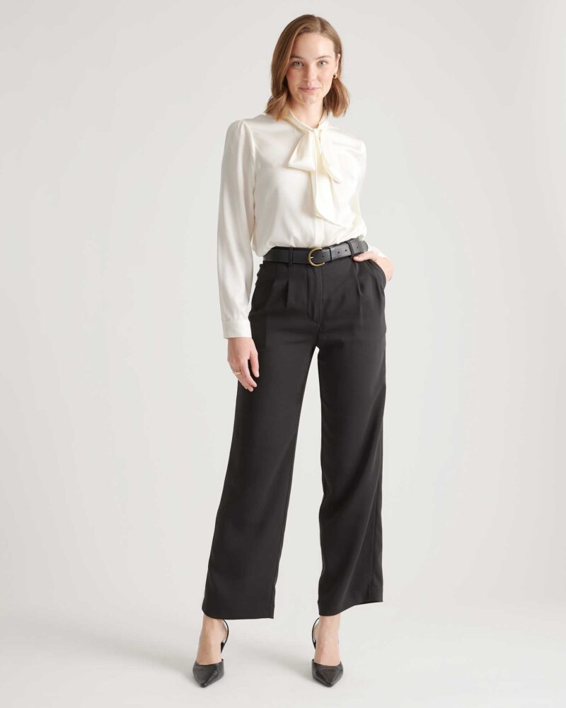 pussy bow blouse