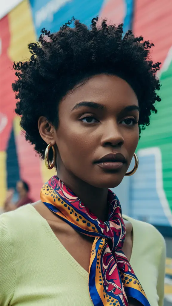 natural afro curls