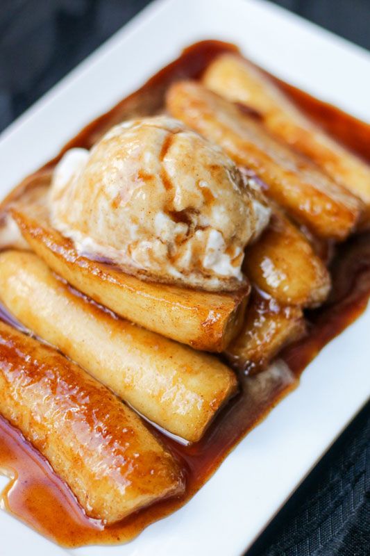 Easy Vegan Bananas Foster