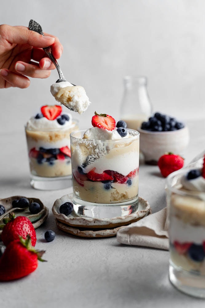 Vegan Layered Trifle Cups