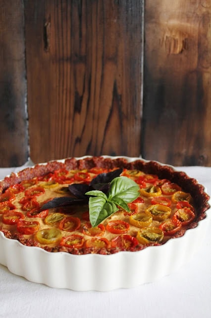 Raw Tomato Tart