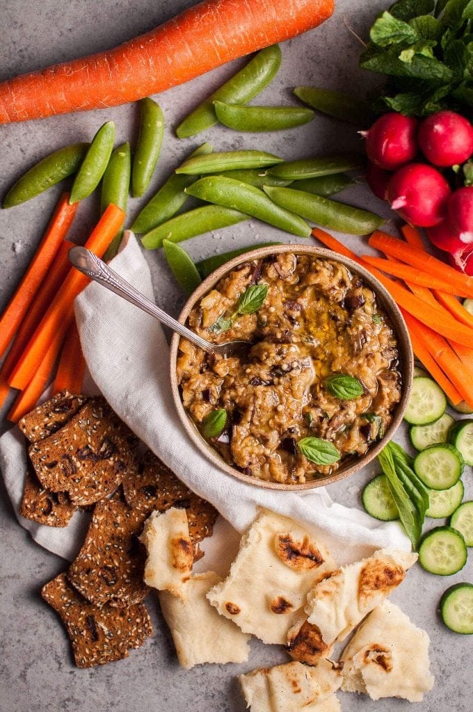 Char-Roasted Eggplant Dip