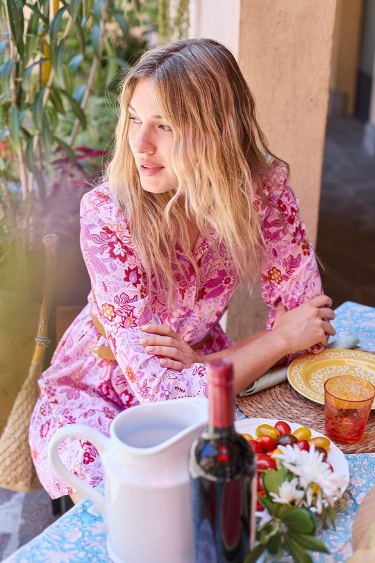 organic cotton pink dress