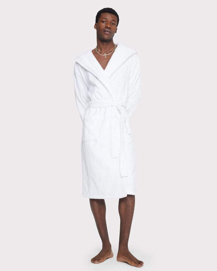 men's cotton bathrobe