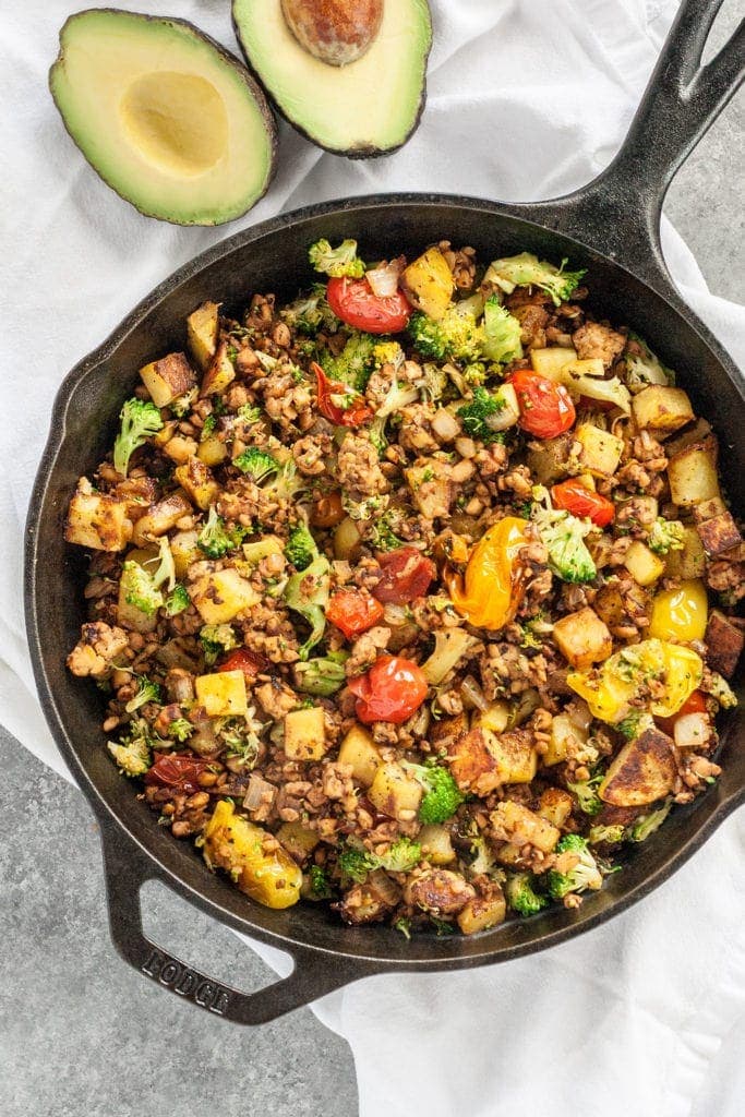 High Protein Tempeh Hash